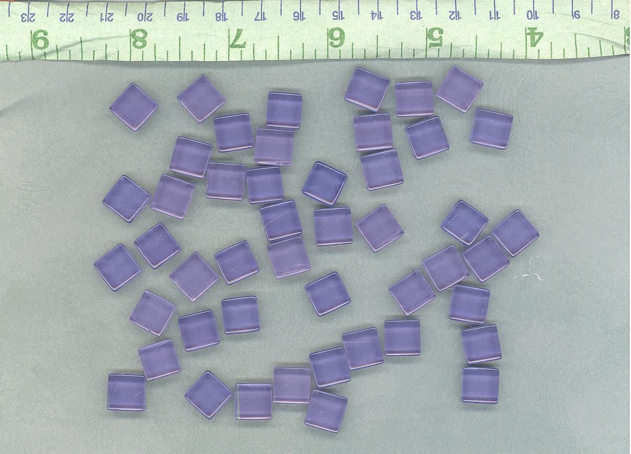 Purple Glass Tiles - 1 cm - 100g - Over 100 Squares