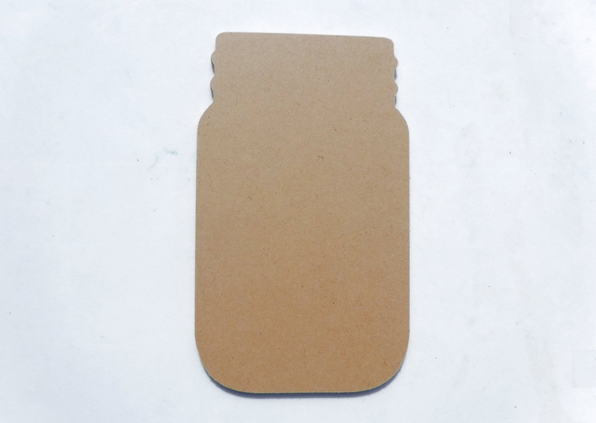 Mason Jar Plaque - Use as a Base for Mosaics Decoupage or Decorative Painting - Unfinished MDF THIN 8 inches
