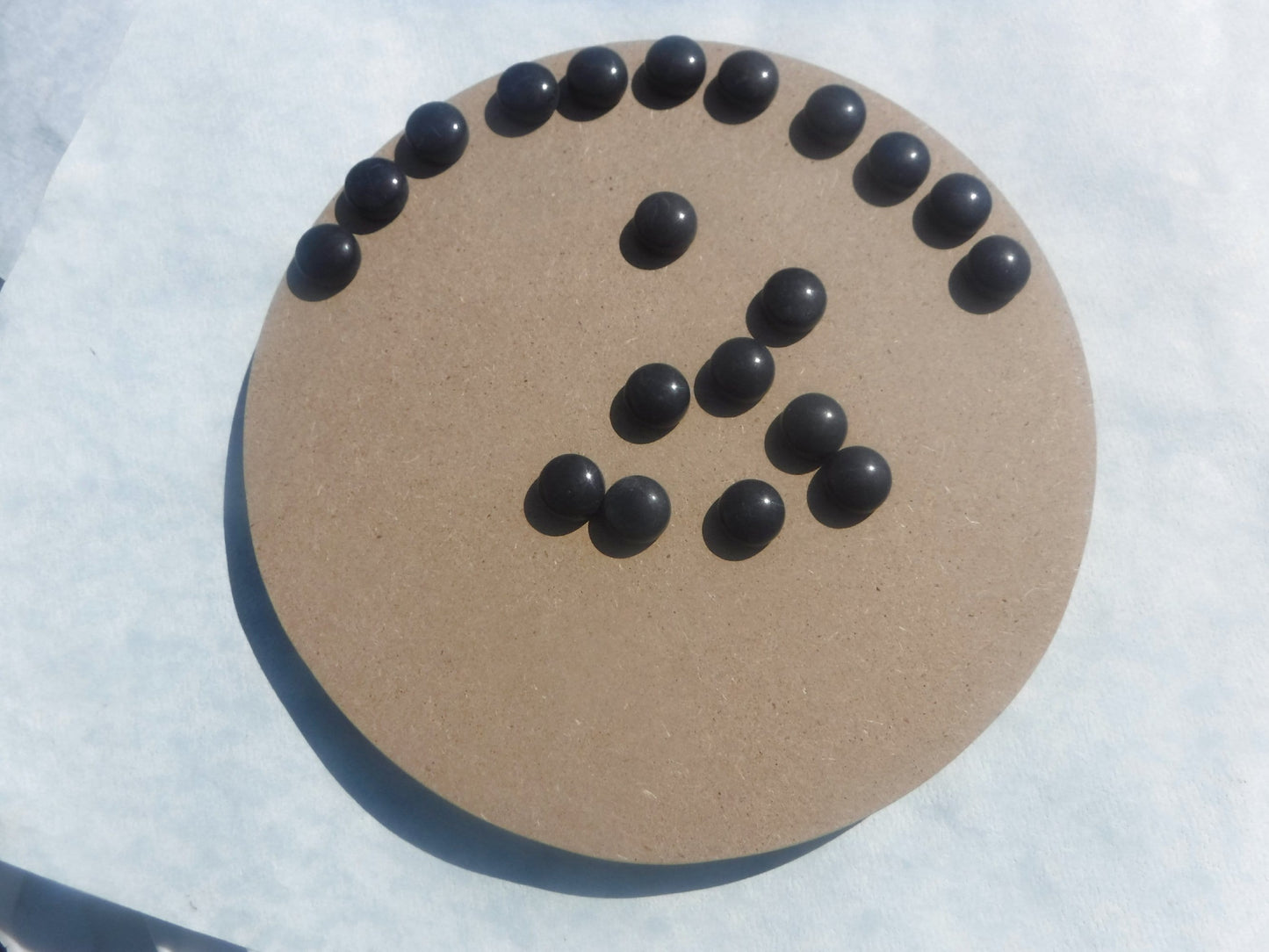 Circle Plaque - Use as a Base for Mosaics Decoupage or Decorative Painting - Unfinished 6-Inch Round MDF