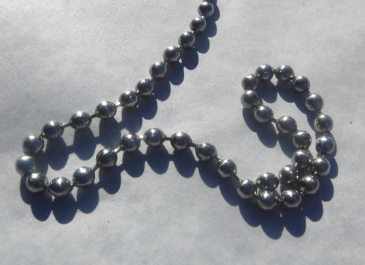 Stainless Steel Ball Chain - 4.5mm - #10 - By the Foot - Outdoor Mosaics