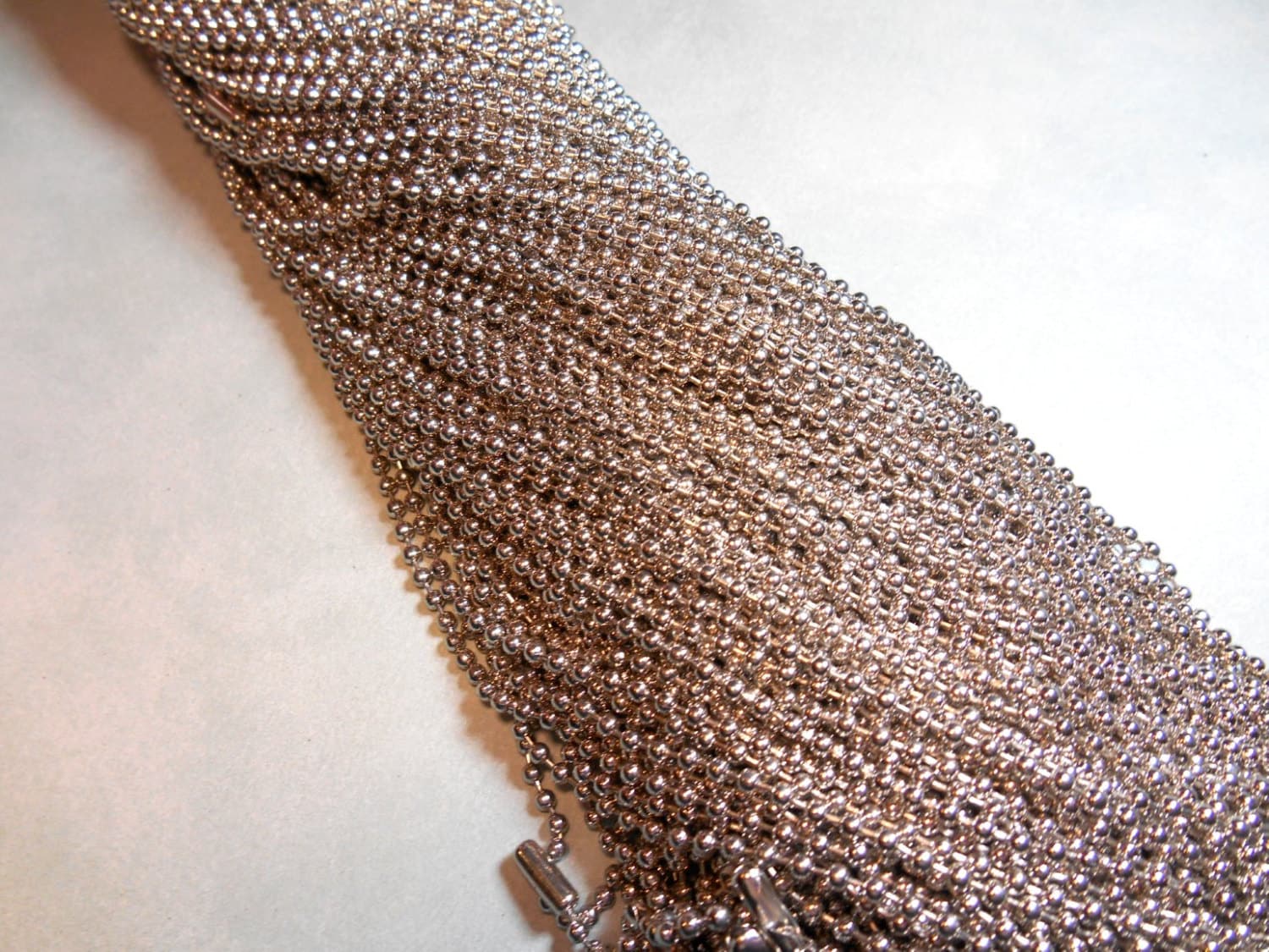 Antique Silver Ball Chain Necklaces - 24 inch - 2.4mm Diameter - Set of 10