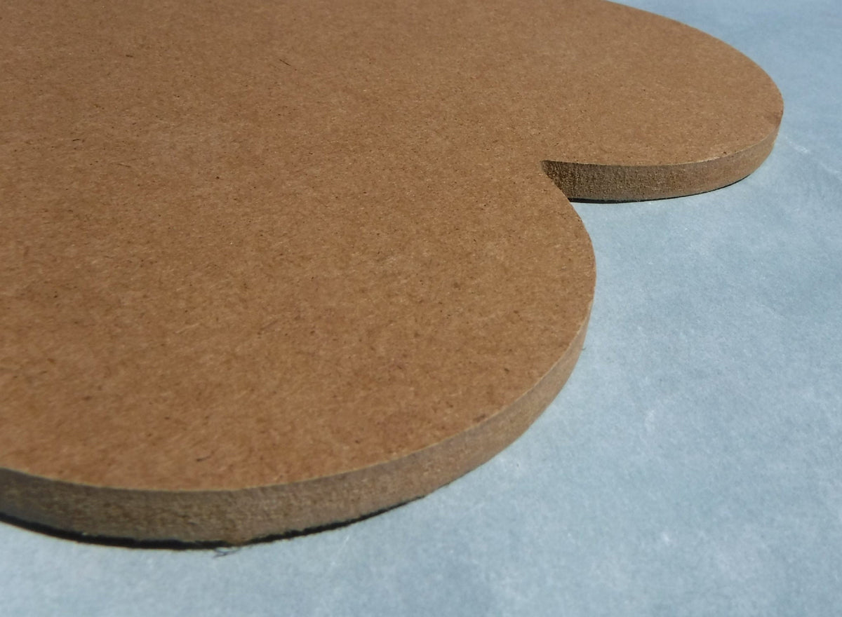 Heart Plaque - 6" - Use as a Base for Mosaics Decoupage or Decorative Painting - Unfinished MDF THIN - Love Valentines Day