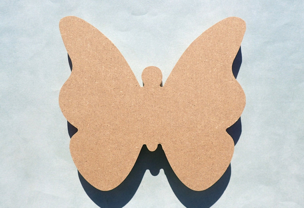 Butterfly Plaque - Use as a Base for Mosaics Decoupage or Decorative Painting - Unfinished MDF