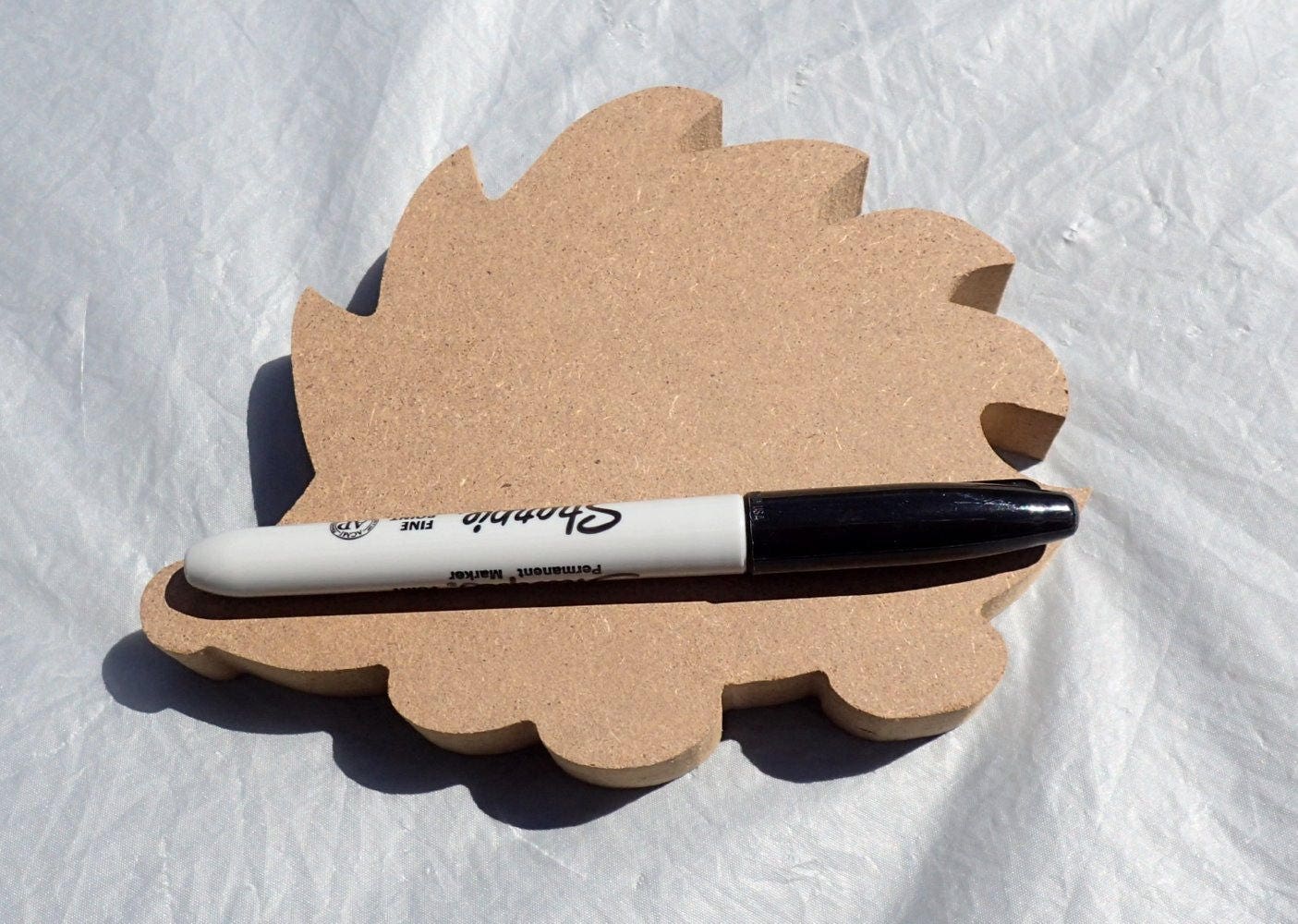 Hedgehog Plaque - Use as a Base for Mosaics Decoupage or Decorative Painting - Unfinished MDF Small 6 inch Sign