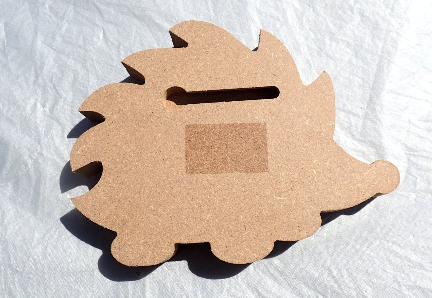 Hedgehog Plaque - Use as a Base for Mosaics Decoupage or Decorative Painting - Unfinished MDF Small 6 inch Sign