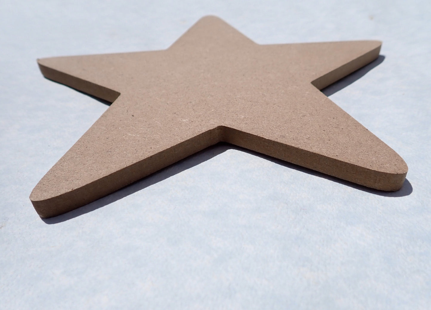 Star Plaque - THIN Unfinished MDF 8" DIY Sign